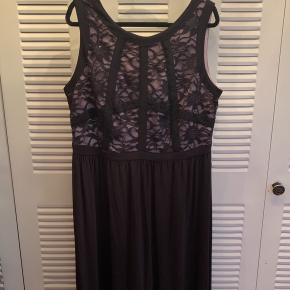Laura Plus 14+ Black Maxi Occassion Dress - Picture 1 of 5